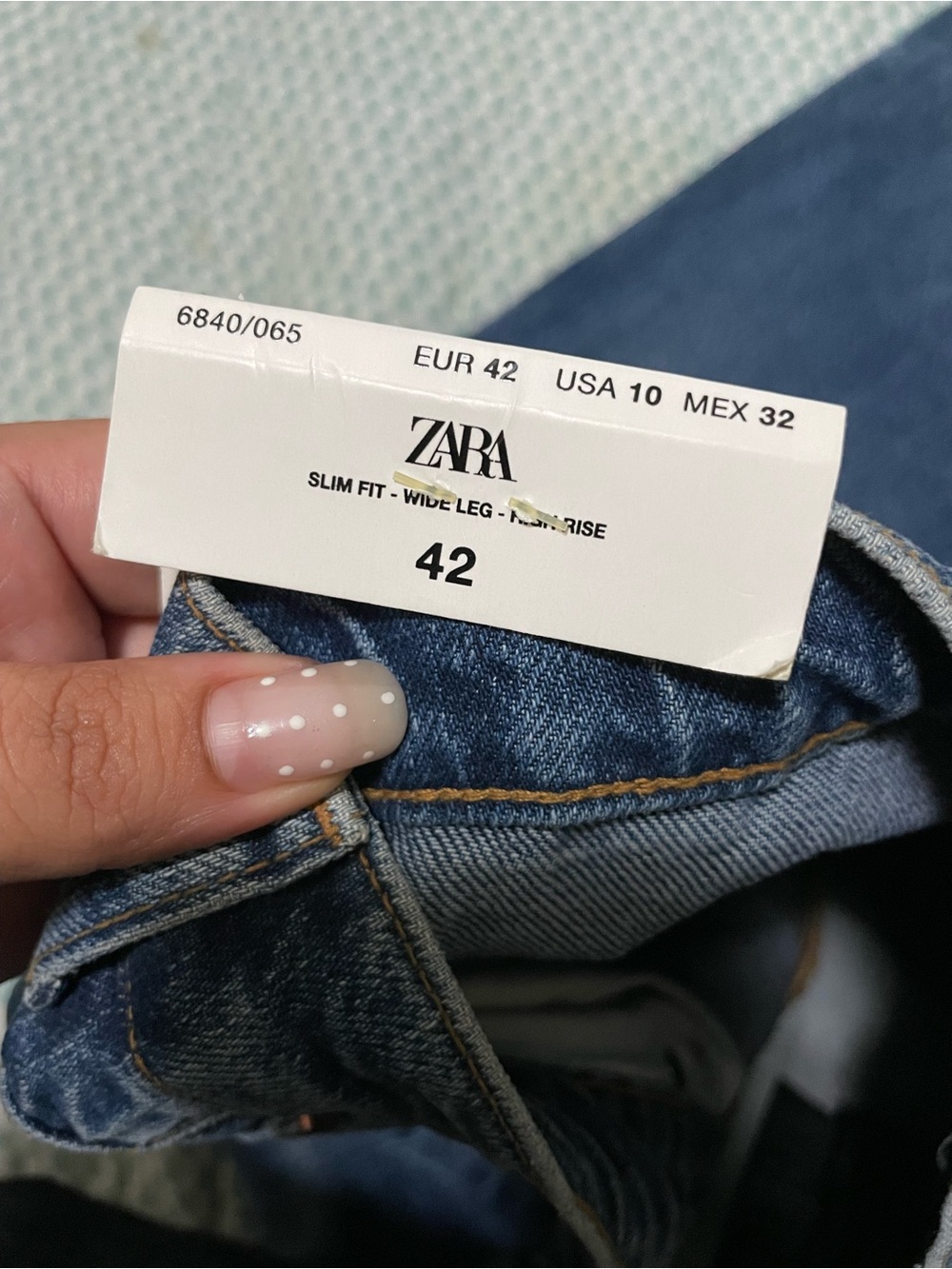 Zara Women’s Wide Leg Jeans - Picture 3 of 5